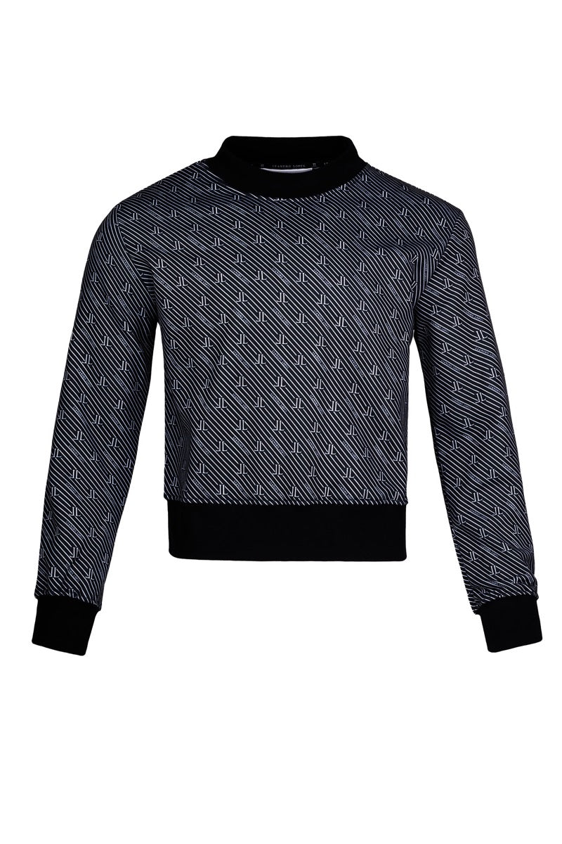 Patent Sweater - Black