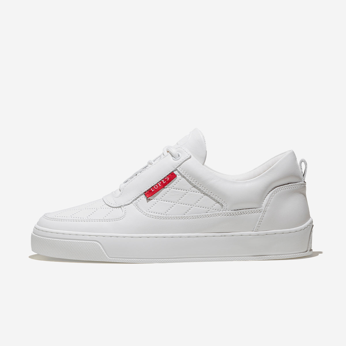 Low Top - Faisca - White / Red Label