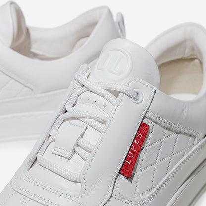 Low Top - Faisca - White / Red Label