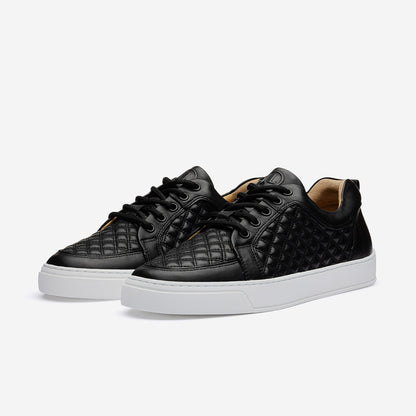 Low Top - Ezio - Double Stitched Black