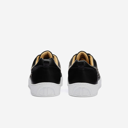 Low Top - Ezio - Double Stitched Black