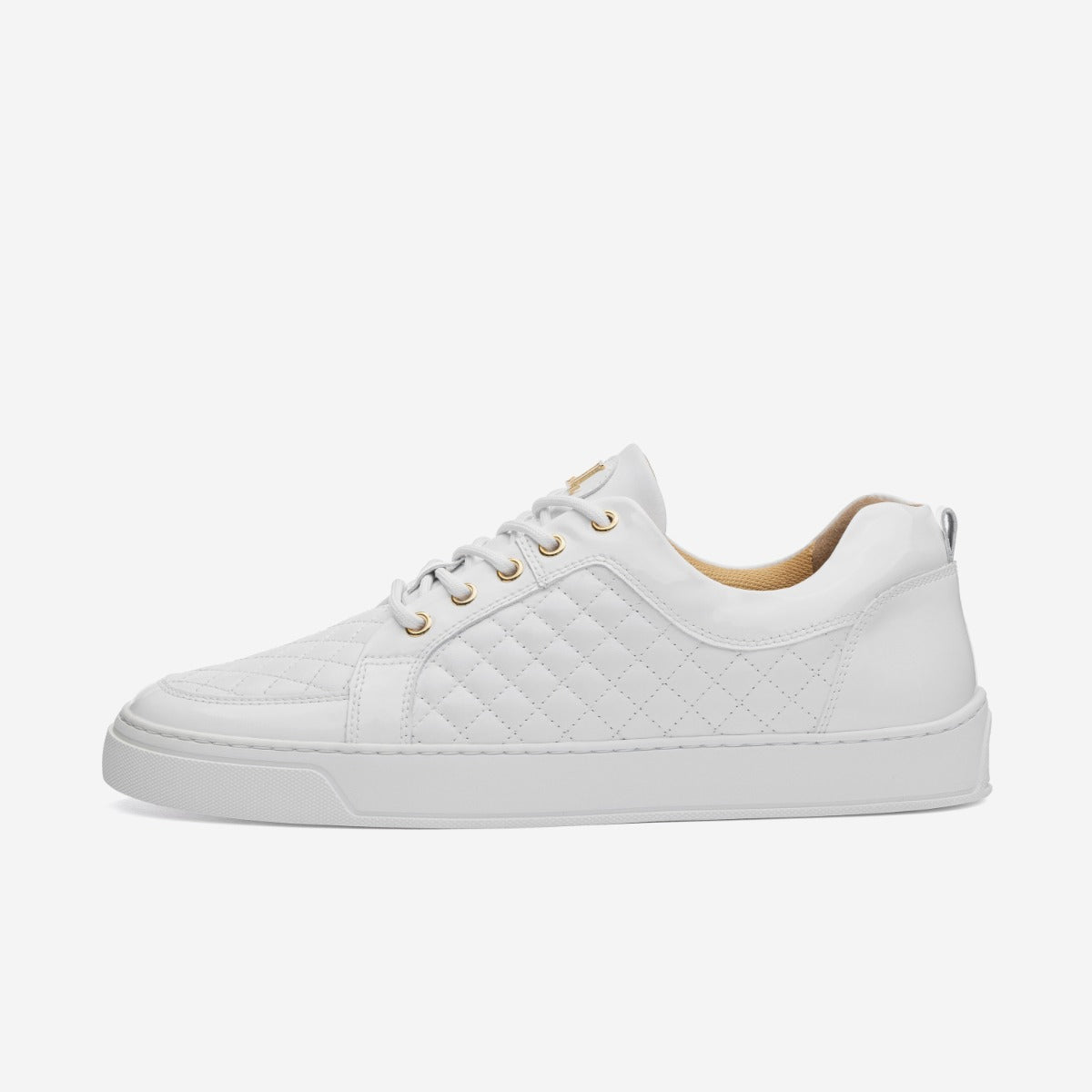 Low Top - Ezio - White-Gold