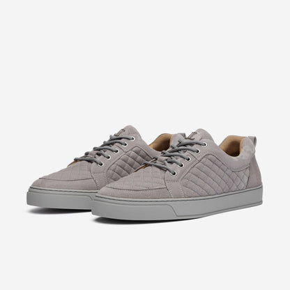 Low Top - Ezio - Grey Velour