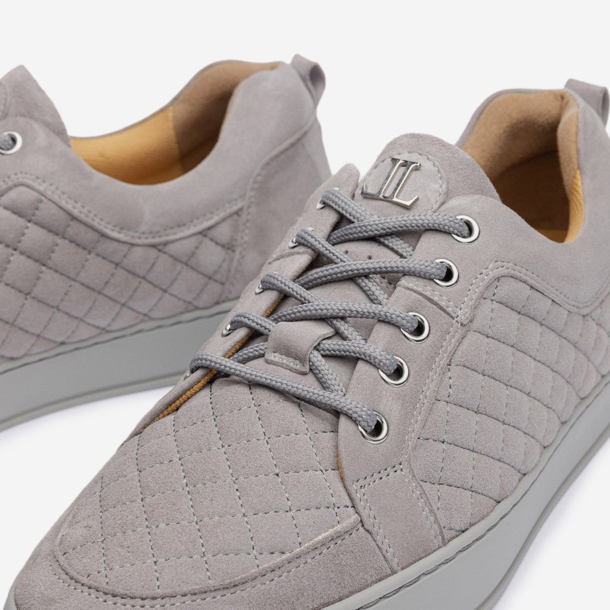 Low Top - Ezio - Grey Velour