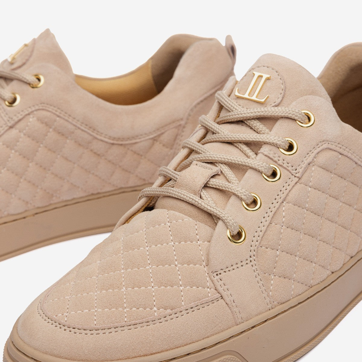 Low Top - Ezio - Beige Velour