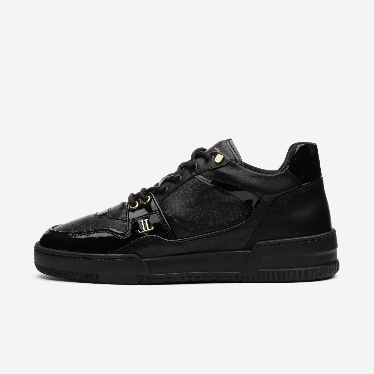 Low Top - Jordy V - Black Varnish Gold