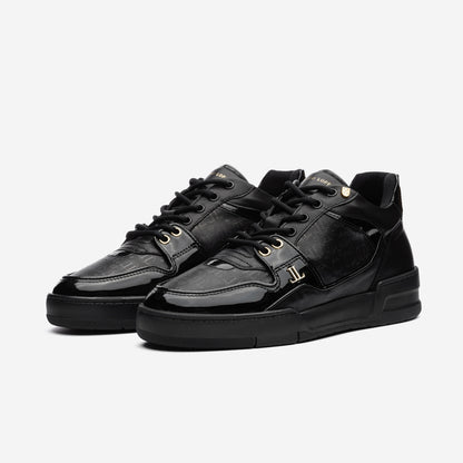 Low Top - Jordy V - Black Varnish Gold